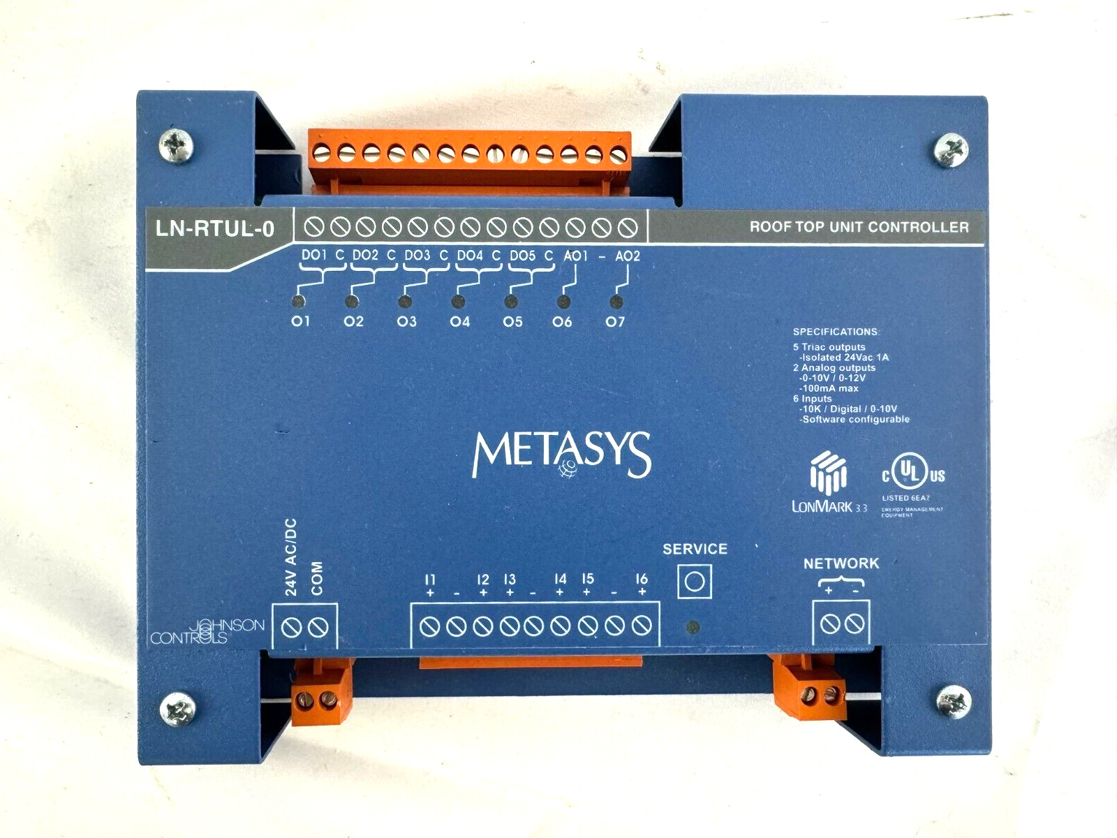 Johnson Controls Metasys LN-RTUL-0 Roof Top Unit Controller