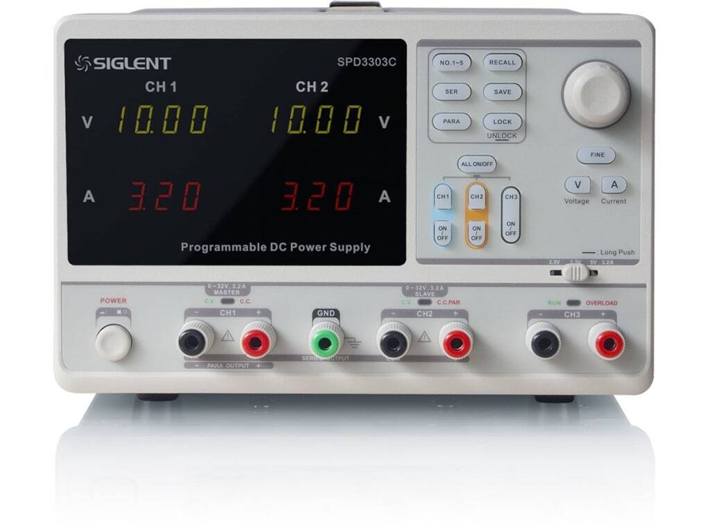 Siglent SPD3303C - Programmable Linear DC Power Supply (3 Channels, 220W)