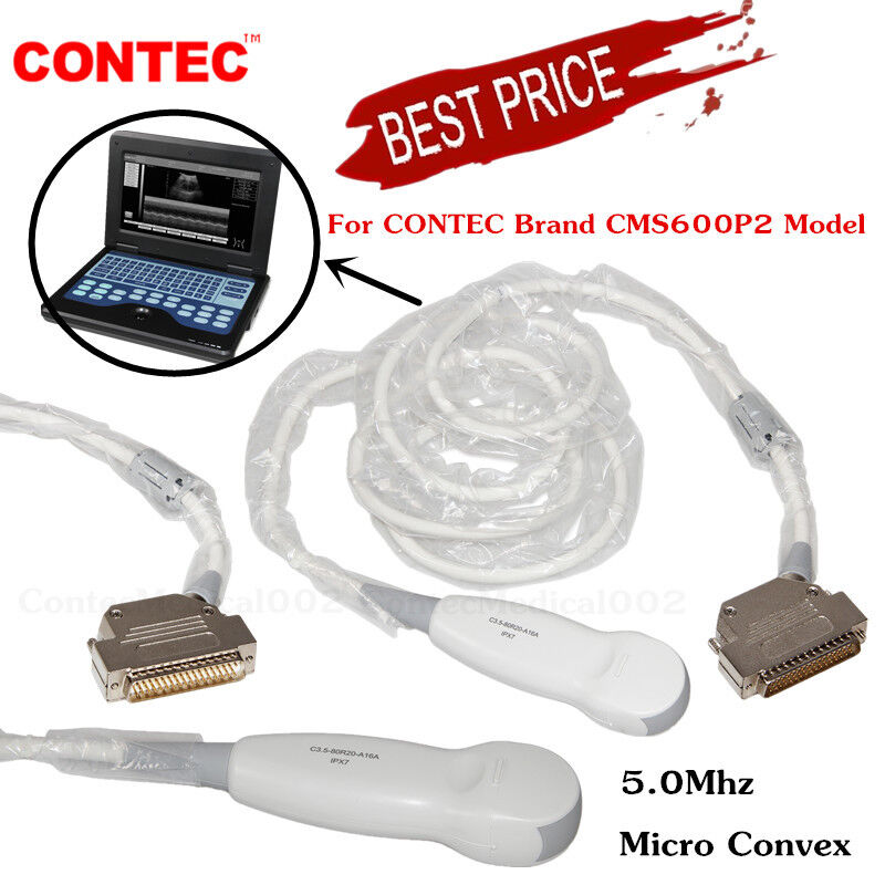 5.0Mhz Micro Convex Probe Cardiac Transducer For CMS600P2 Ultrasound Scanner,USA