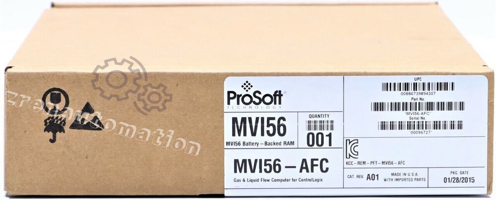 MVI56-AFC PROSOFT GAS & LIQUID FLOW COMPUTER FOR CONTROLLOGIX Spot Goods！