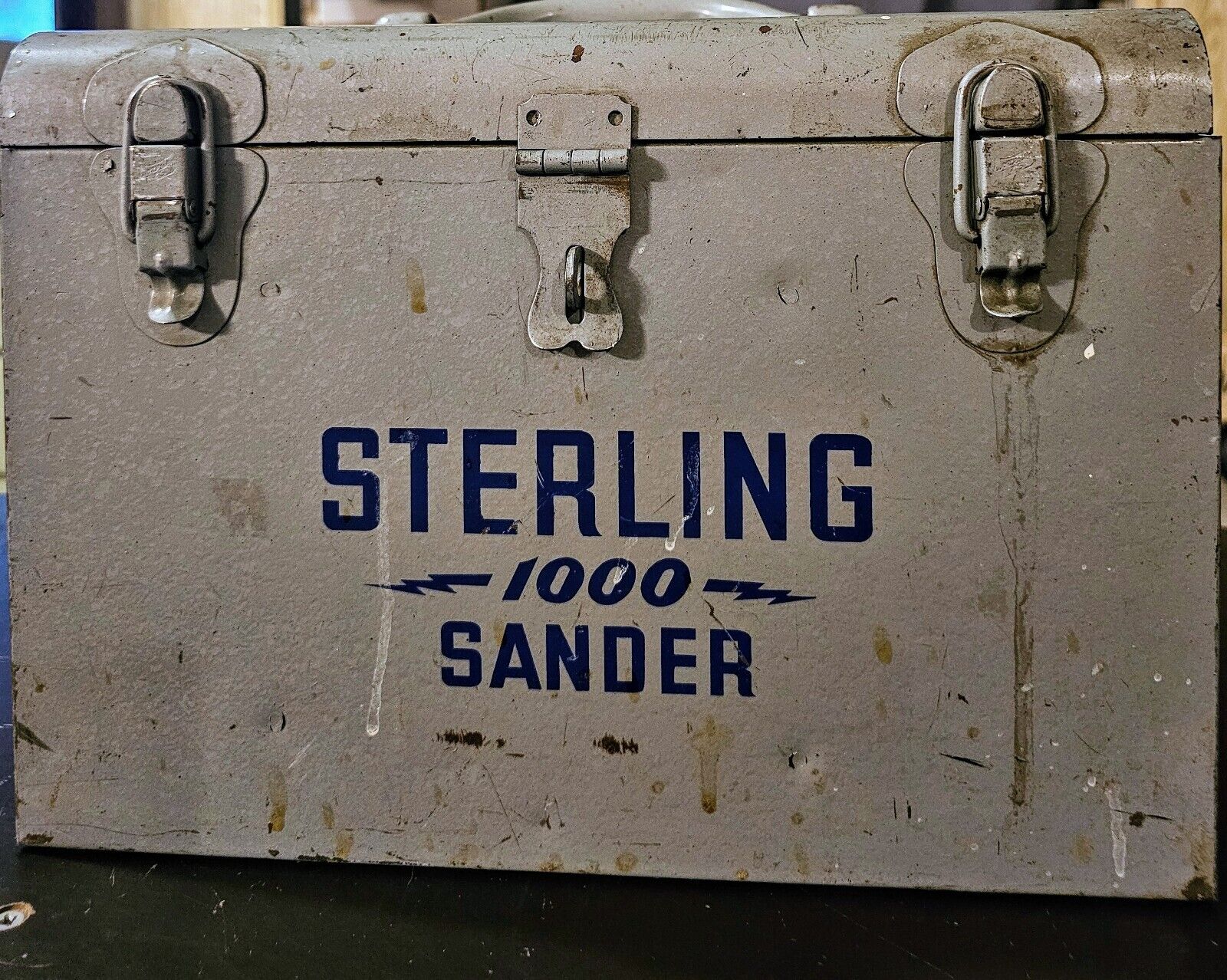 Vintage Sterling 1000 Pad Sander  Porter Cable Plus Pads Motor Runs Porter Cable