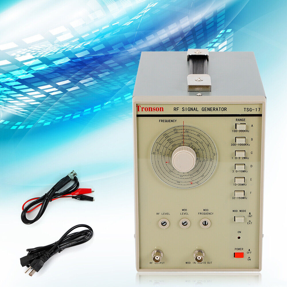 TSG-17 High Frequency RF/AM Radio Frequency Signal Generator 100kHz-150MH NEW