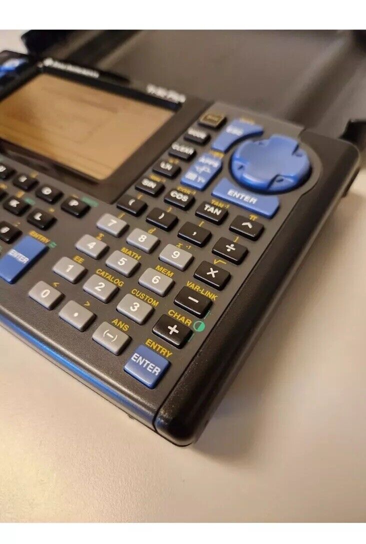Texas Instruments TI-92 Plus Graphing Calculator w/Cover Tested Works VINTAGE