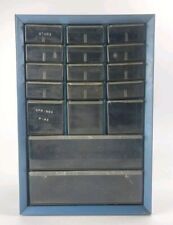 Vintage 17 Drawer Metal Akro-Mills Parts Storage Organizer Cabinet Bin USA picture