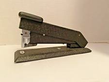Vintage Bostitch Stapler Black Crinkle Finish Metal Made In USA Heavy Duty picture