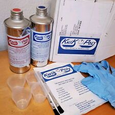 Vintage Kwik Poly Epoxy Kit - Use as Filler Sealer Glue Coating & More BRAND NEW picture