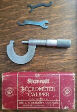 Vintage L. S. Starrett No. 209C Outside  Micrometer 0-1