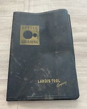 Landis Tool Co Better Grinding 1951 Vintage Machinery Comic Style Artwork GREAT picture