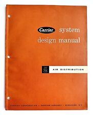 Vintage 1960's Carrier System Design Manual - Air Distribution Part 2 picture