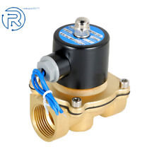 Electric Solenoid Valve Brass Water Air Gas NC 1
