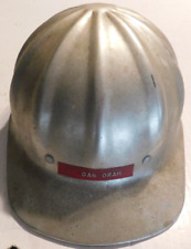 Vintage SuperLite FIBREMETAL Aluminum hard hat safety hat picture