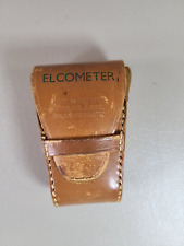Vintage Elcometer Thickness Gauge With Leather Case Made in England picture