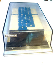 Vintage Rolodex Covered Card File with Index Tabs and Blank Cards picture