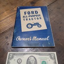 Original Ford 2000 4000 All-Purpose Tractor Owners Manual Service Book Vintage picture