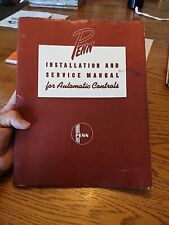 Vtg PENN Electric Switch Co AUTOMATIC CONTROLS Installation Service Manual  picture