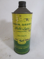 Vintage 1960's John Deere Company Multi-Luber Lubricant AN 11100 N empty oil can picture