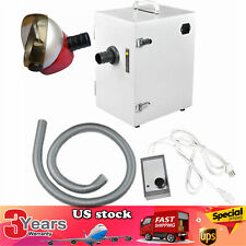 Dental Lab Single-Row Dust Collector Vacuum Cleaner & Desktop Suction Base USA picture