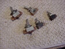 Lot Of 5 Vintage Arrow H&H On-Off Toggle Switches - Made In USA  tested picture