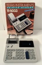 Vintage Texas Instruments TI-5033 10 Digit Printing Accounting Calculator TESTED picture