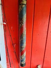 vintage Rare wooden & metal barbershop pole antique wood & metal barbershop pole picture