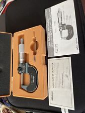 Vintage Mitutoyo 0-25mm Early Digital Micrometer  193-111 Pristine W/Docs picture
