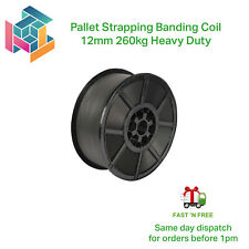 Pallet Strapping Banding Coil 12mm 260kg Heavy Duty *FREE NEXT DAY DELIVERY* picture