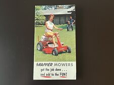 Rare Vintage 1960's Snapper MOWERS Brochure Comet, Cutlass, Snappin Turtle ++ picture