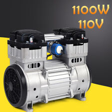 1100W 7CFM Silent Air Pump Compressor Head Small Air Mute Oilless Vacuum Pump US picture