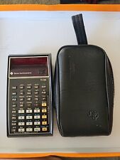 Vintage Texas Instruments TI-55 Calculator Working With Case  picture