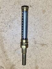 Vintage Brass Industrial USG Thermometer picture