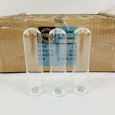 Pyrex 9820 25 x 100mm Culture Tube Test Tube Vintage American Flint Glass 3-Lot picture