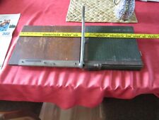 Vintage  Iron Paper Cutter Slicer Guillotine USA picture