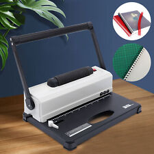 Spiral Coil Binding Machine-Hole Punch 46 Holes Binder, w/Electric Coil Inserter picture