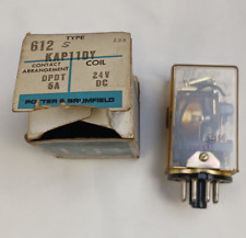 Vintage Potter & Brumfield 612 S KAP11DY Coil 24V DC DPDT 5A 8 Pin Relay picture