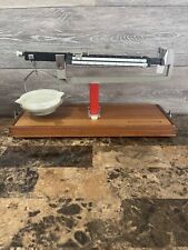 OHAUS Cent-O-Gram 311 g. Quad Beam Scale In Wooden Box - Portable Rare Vintage picture