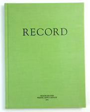 Lot 5 Vintage Federal Supply Service Record Book 8