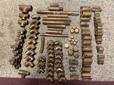 vintage assorted copper pipe fittings 171 pcs  11 lbs picture