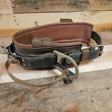 Vintage Buckingham Leather Lineman's Utility Tool Belt Forest Service picture