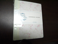 New Simply Shabby Chic Address Book Vintage Rachel Ashwell Pink Rose Floral Rare picture