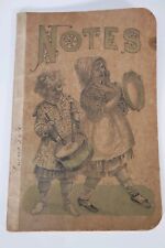 Vintage Very Old Notebook With Some Pages Written Early American Drummer Boy  picture