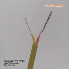 K-type Thermocouple Wire AWG 20 Solid PVC Probe Sensor Insulation Extension 1 yd picture