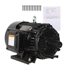 5HP 3 Phase Electric Motor 1800 RPM 184T Frame TEFC 230/460 Volt Severe Duty New picture