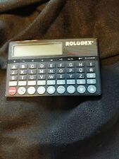 VINTAGE 1993 ROLODEX NAME CARD ELECTRONIC POCKET NAME/NUMBERS/CALC - Works picture