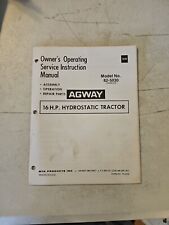 Vintage AGWAY Model No. 82-5030 Riding Mower Tractor Owners Manual picture