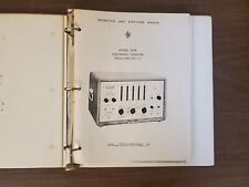 Vintage Hewlett Packard HP-522B Electric Counter Operating & Service Manual 1954 picture