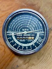 Vintage John Deere 60 Tractor Tachometer AC 1/10 hours picture