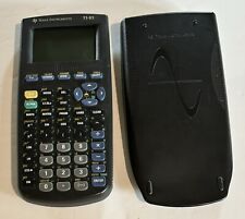 Vintage Texas Instruments TI-83 Black Graph 1999 Handheld Calculator Tested picture