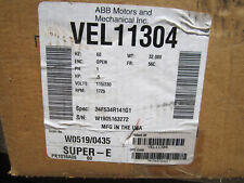 VEL11304 1/2 HP 1725 RPM  115/230 NEW BALDOR ELECTRIC MOTOR ABB MOTORS VL1304 picture