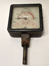 A.S.M.E. Pressure Temperature Gauge Steampunk Vintage (Untested) picture