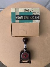 Vintage Bates Numbering Machine - Used - Untested picture